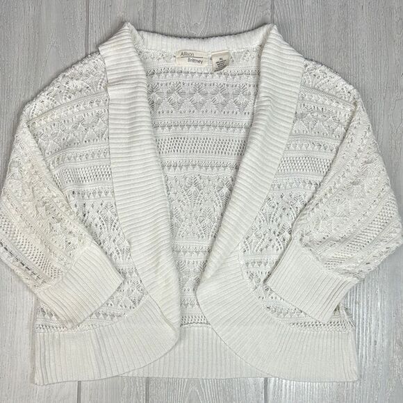 Allison Brittney knit open cardigan sweater XL - Picture 1 of 5